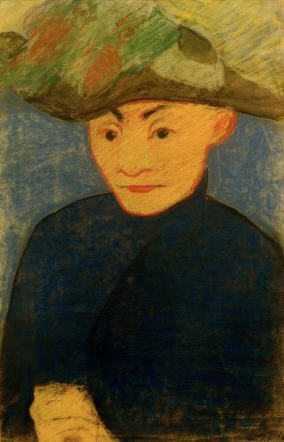 Woman with Feathered Hat by Edouard Vuillard